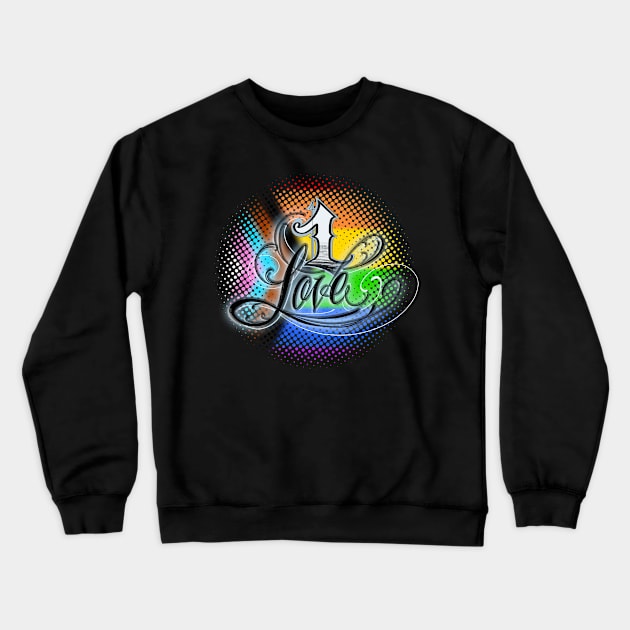 There is just one love Crewneck Sweatshirt by Blacklinesw9